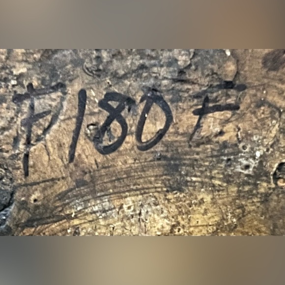 Sharon Klutz Designs stone wall decor wall plaque signed & numbered “Faith” - Picture 5 of 6